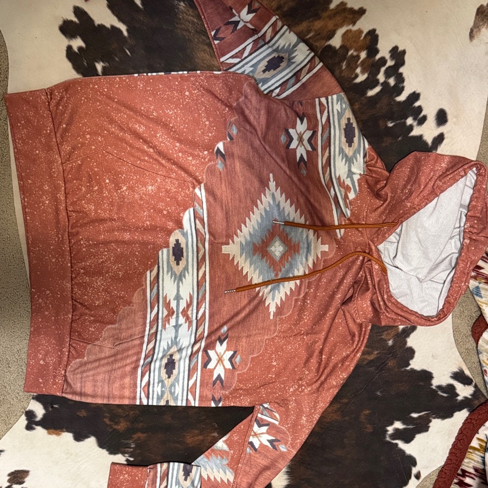 Southwestern Pattern Hoodie